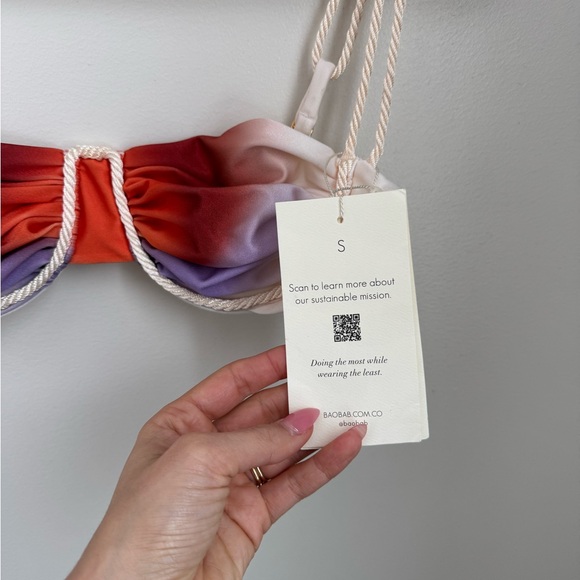 NWT Baobab Collection Lula bikini top size S - Picture 2 of 3